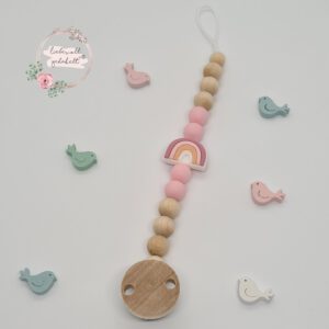 Schnullerkette Rainbow