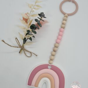 Babyschalen Anhänger Rainbow